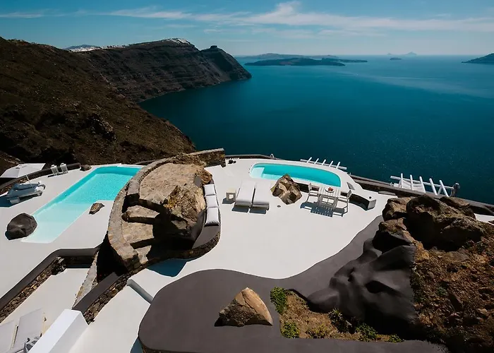 Lägenhetshotell Aenaon Imerovigli (Santorini)